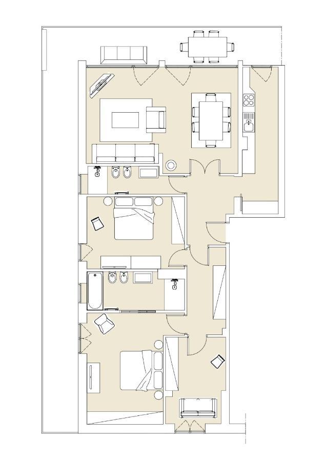 Attico Palazzo Di Vetro Apartment Luino Luaran gambar