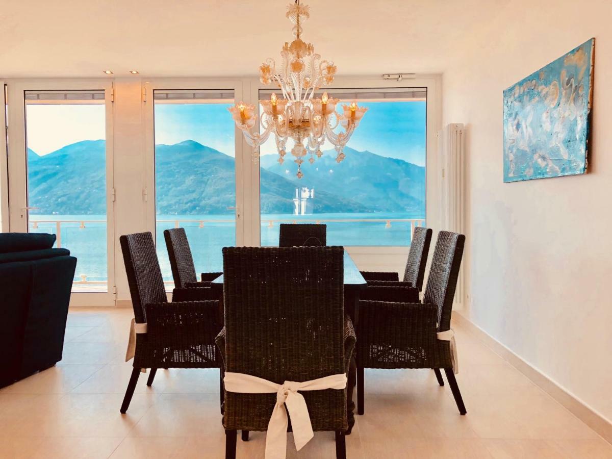 Attico Palazzo Di Vetro Apartment Luino Luaran gambar